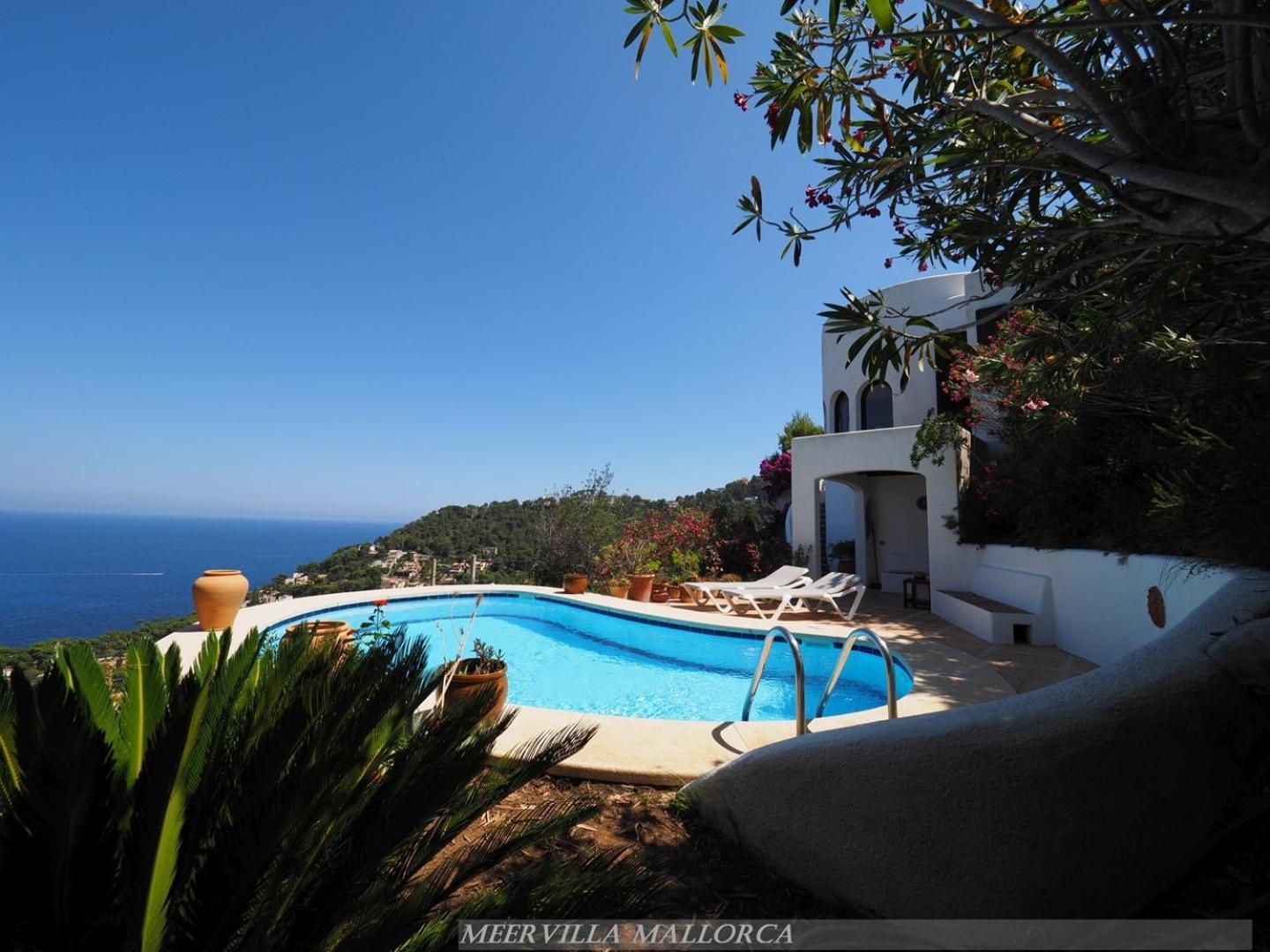 Meervilla Mallorca - Charmantes Mit Phantastischem Meerblick In Hébergement de vacances